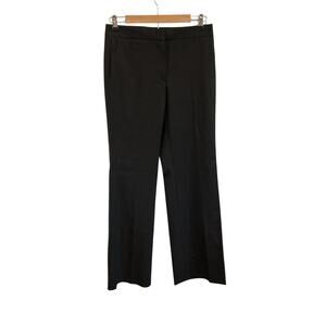 Helmut Lang Wool Blend Wide Leg Dress Pants Size 4 Black Classic Career Office